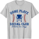 Home Plate Social Club Pitches Be Crazy Baseball T-Shirt - T-Shirt | Ash