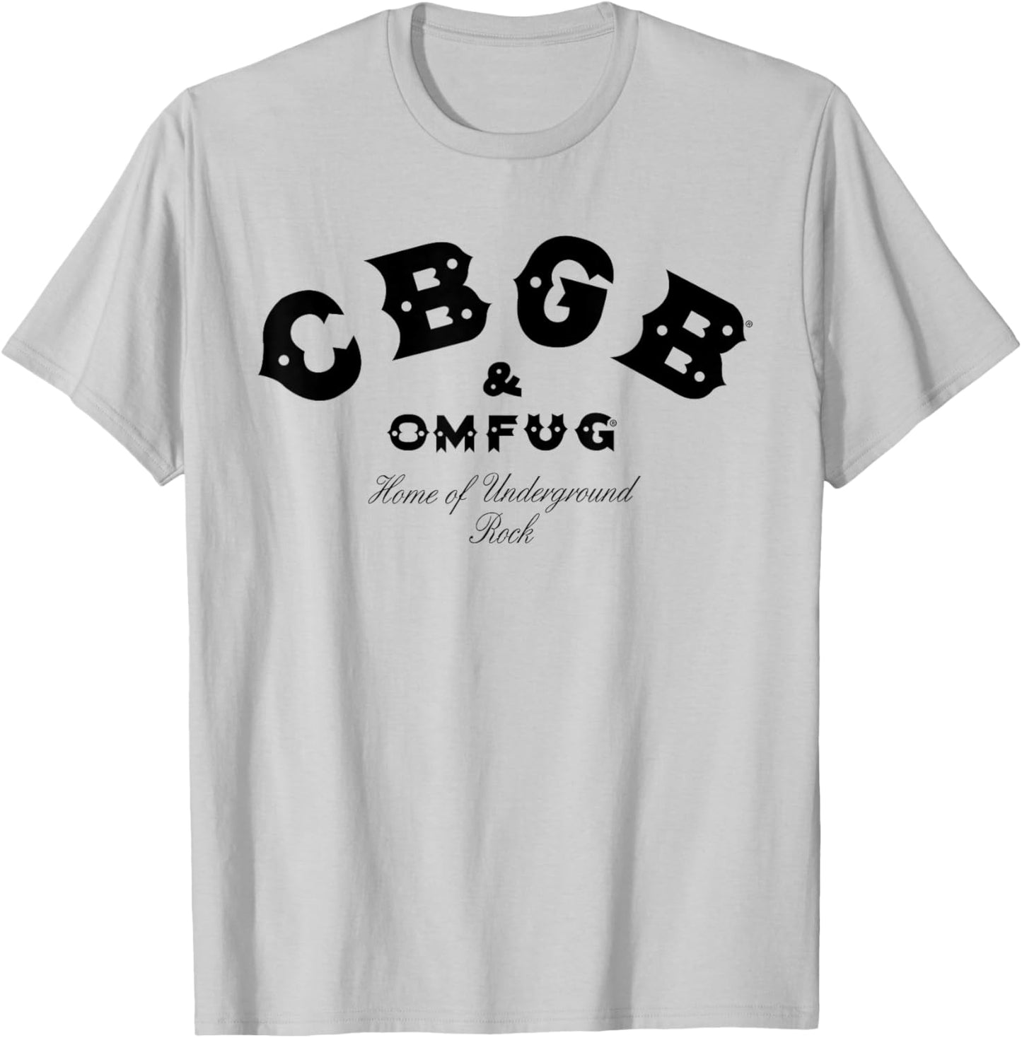 CBGB Classic Logo On White T-Shirt - T-Shirt | Ash
