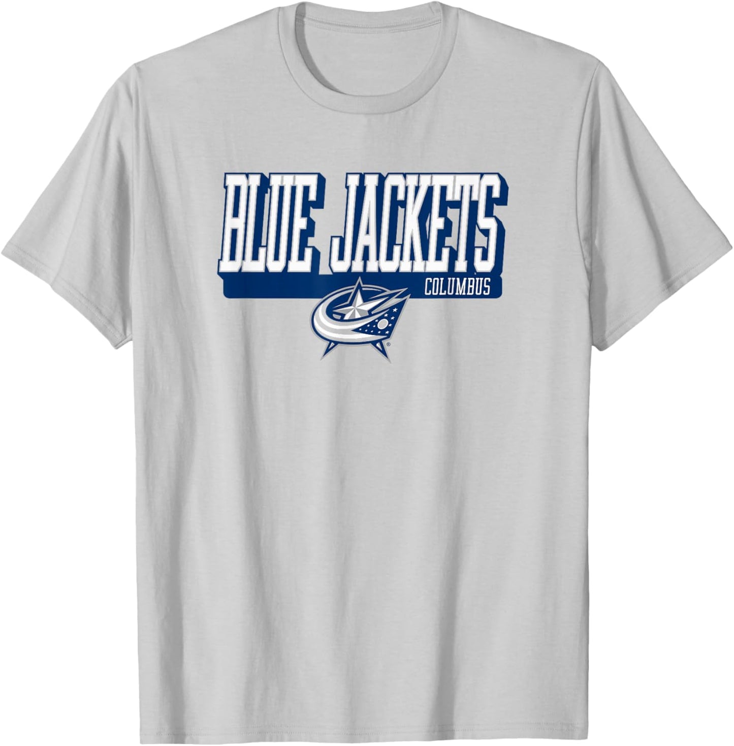 Columbus Blue Jackets Faceoff Red Officially Licensed T-Shirt - T-Shirt | Ash