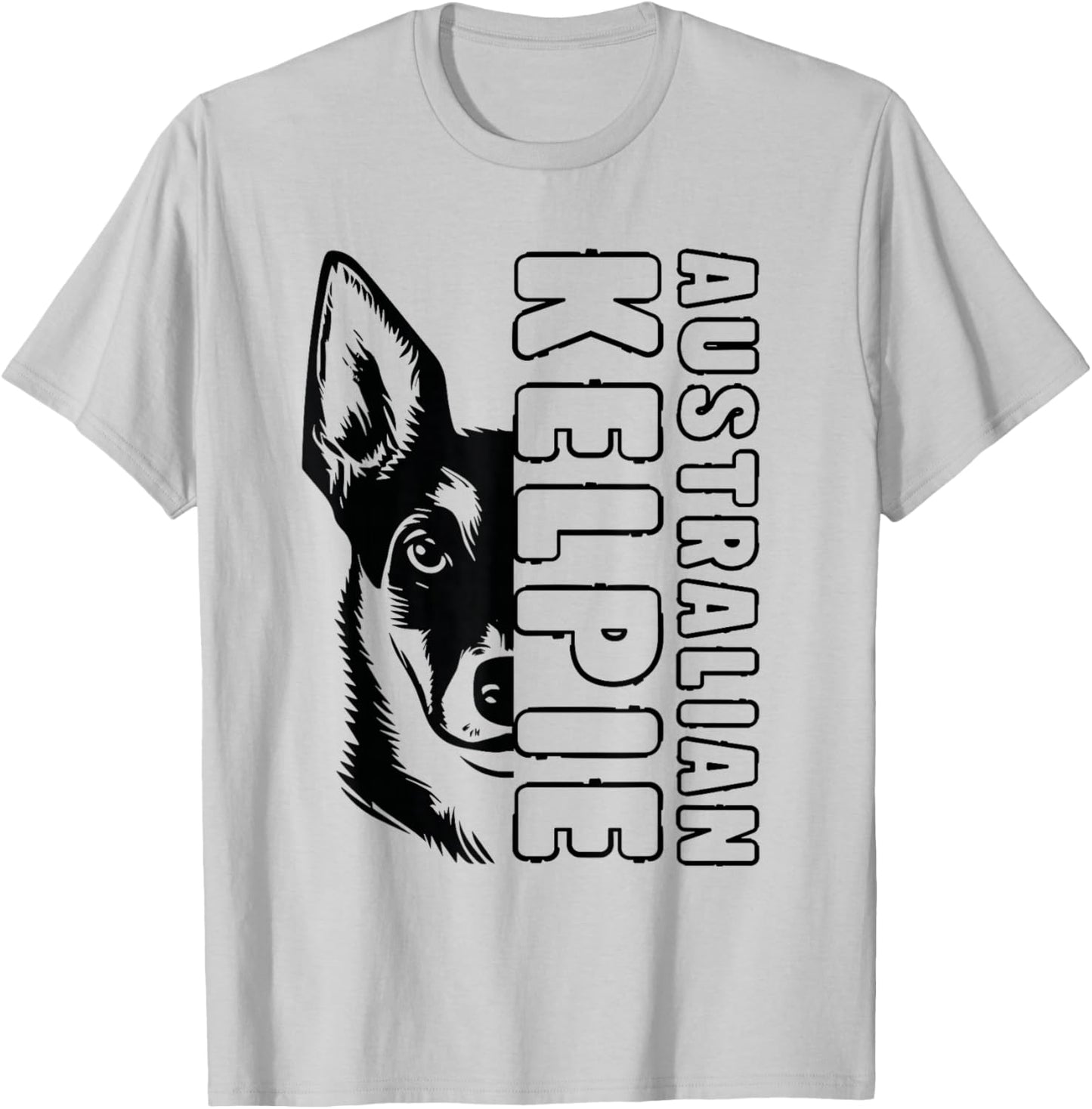 Australian Kelpie Dog T-Shirt - T-Shirt | Ash
