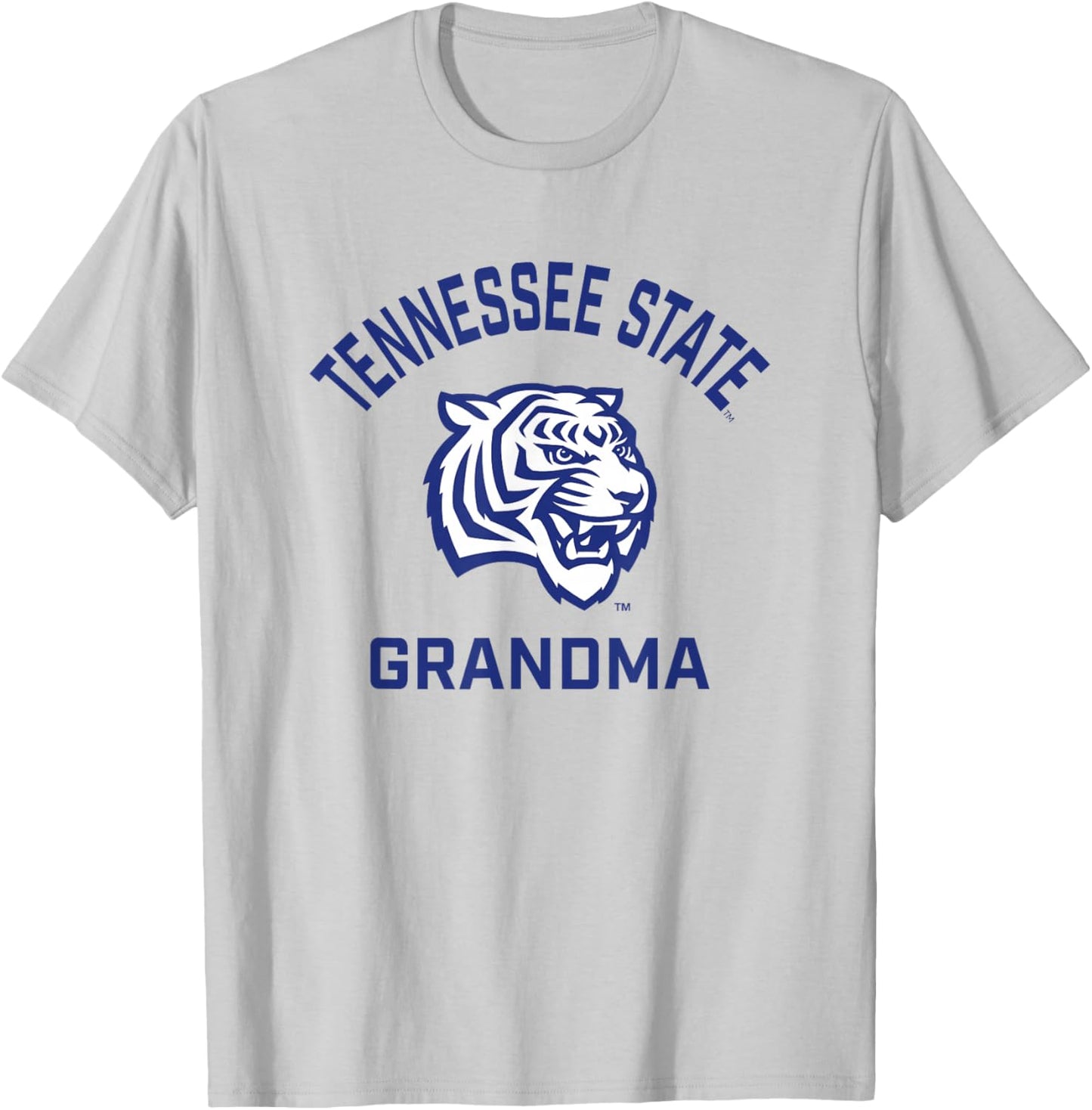 Tennessee State University TSU Tigers Arched Grandma T-Shirt - T-Shirt | Ash
