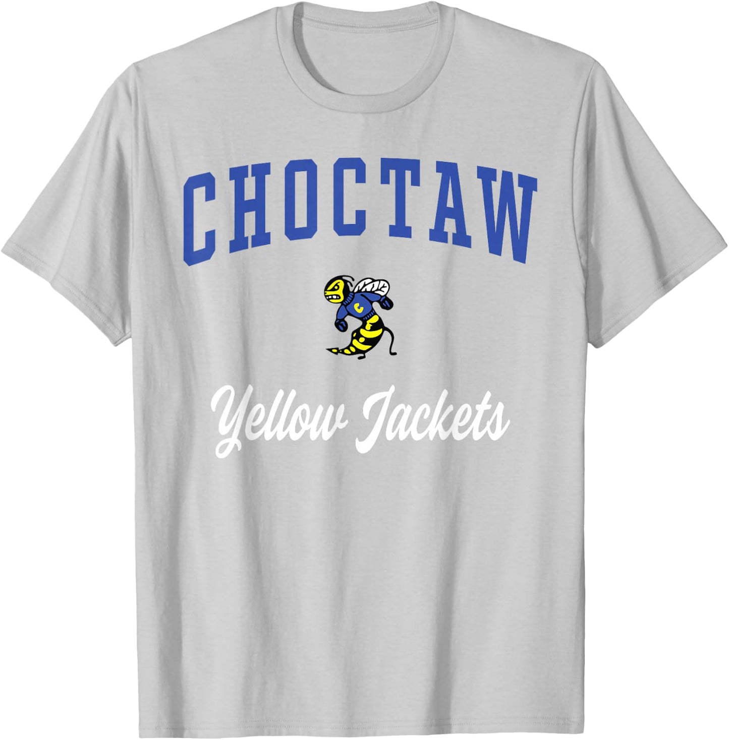 Choctaw High School Yellow Jackets T-Shirt - T-Shirt | Ash