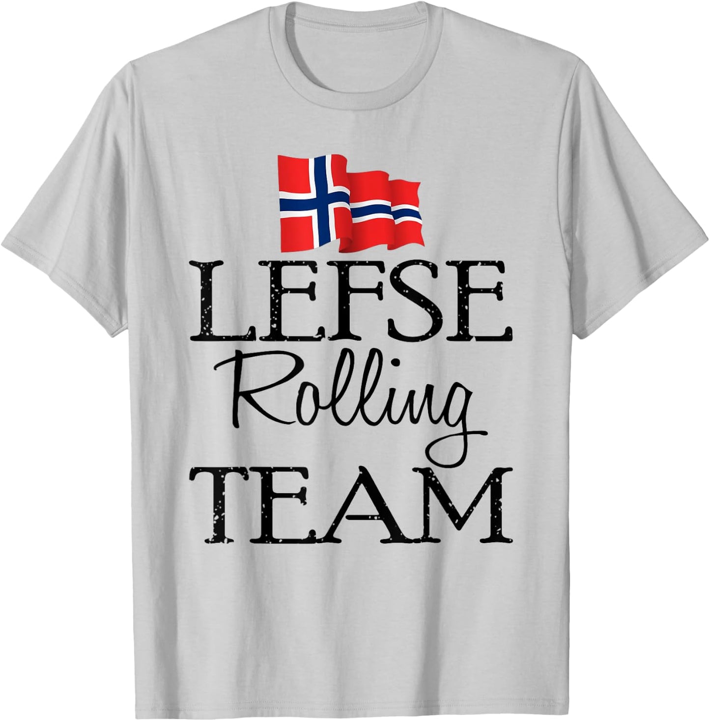 Ki Funny Lefse Rolling Team Christmas Costume Girl T-Shirt - T-Shirt | Ash