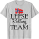 Ki Funny Lefse Rolling Team Christmas Costume Girl T-Shirt - T-Shirt | Ash