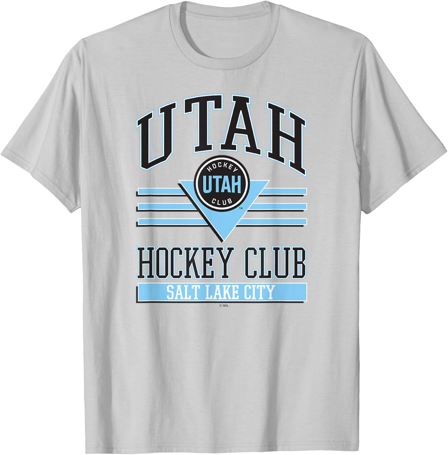 Utah Hockey Club Heather Gray Officially Licensed T-Shirt - T-Shirt | Ash