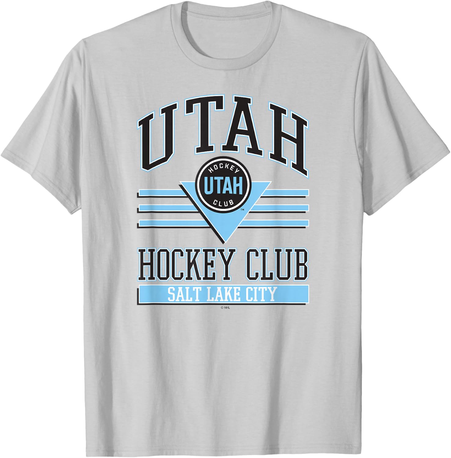 Utah Hockey Club Heather Gray Officially Licensed T-Shirt - T-Shirt | Ash