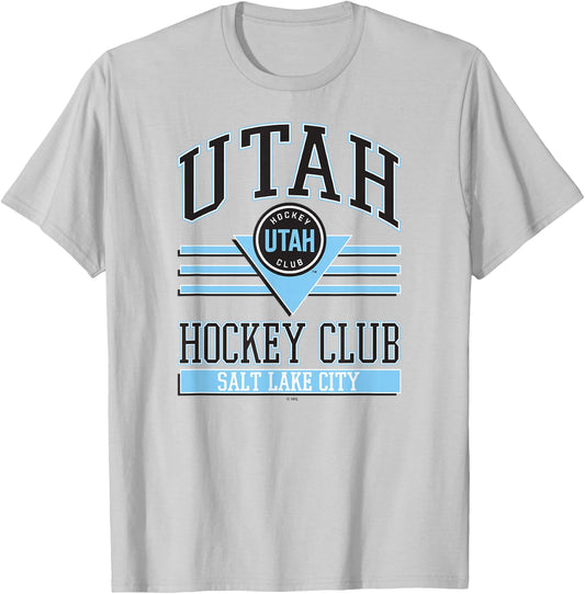Utah Hockey Club Heather Gray Officially Licensed T-Shirt - T-Shirt | Ash