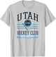 Utah Hockey Club Heather Gray Officially Licensed T-Shirt - T-Shirt | Ash