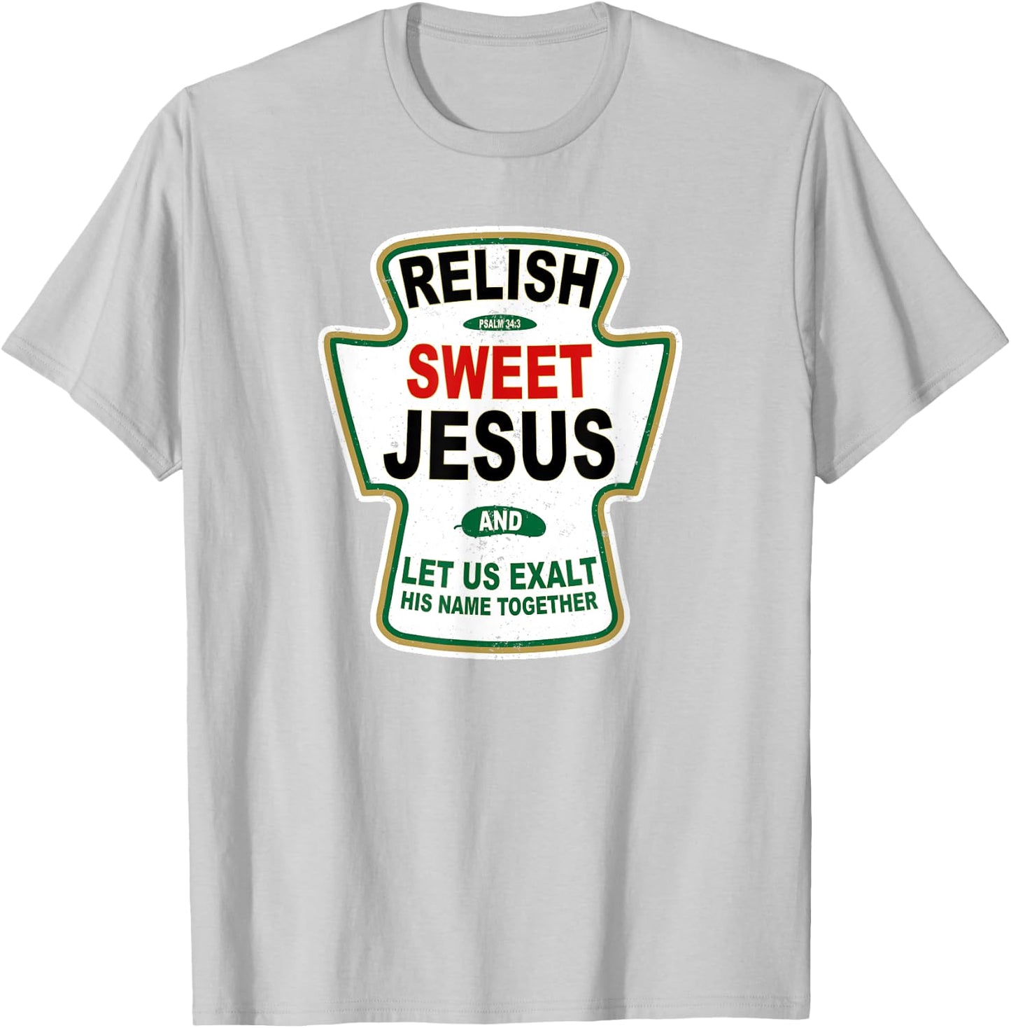 Grunge Christian Relish Sweet Jesus T-Shirt - T-Shirt | Ash