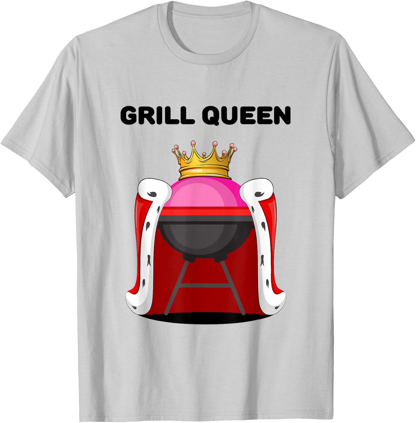 Grill Queen | Girls Grill | Grill T-Shirt - T-Shirt | Ash