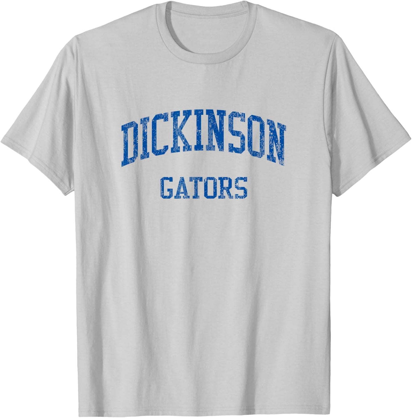 Dickinson High School HS Dickinson TX Vintage Sports T-Shirt - T-Shirt | Ash