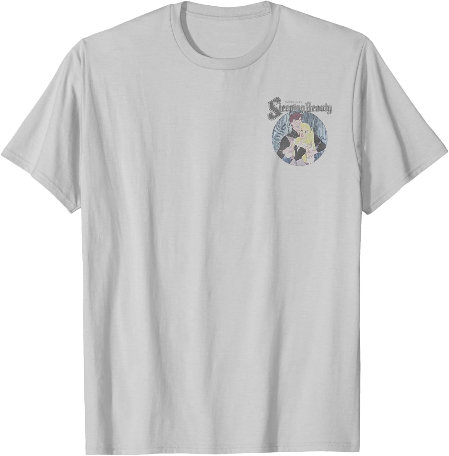Disney Sleeping Beauty Aurora Prince Phillip Movie Poster T-Shirt - T-Shirt | Ash