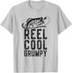Reel Cool Grumpy Fishing Fisherman Funny Grandpa Retro T-Shirt - T-Shirt | Ash
