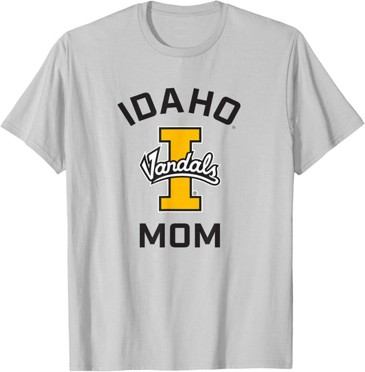 University of Idaho Vandals Arched Mom T-Shirt - T-Shirt | Ash