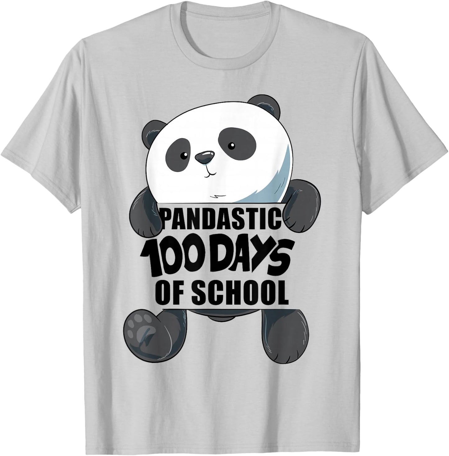 Cute panda 100 days at school T-Shirt - T-Shirt | Ash