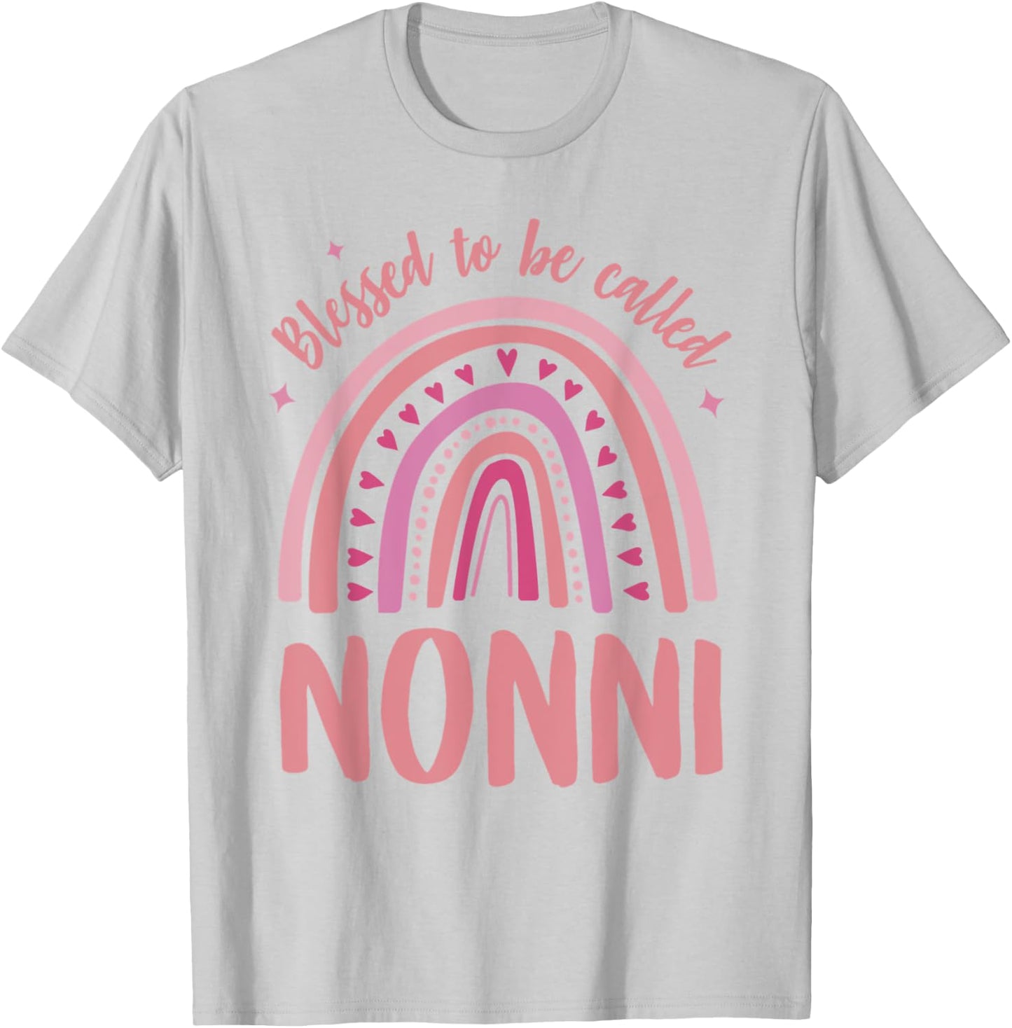 Nonni Grandma Blessed to be called Nonni T-Shirt - T-Shirt | Ash