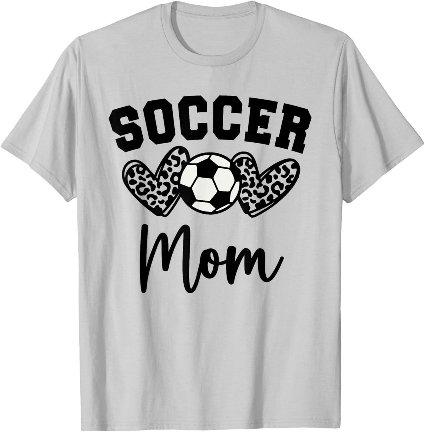 Soccer Mom Matching Family Soccer T-Shirt - T-Shirt | Ash