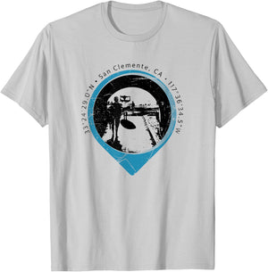 San Clemente California Beach Series - Riviera T-Shirt - T-Shirt | Ash