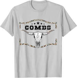 Love Combs Pride Last Name Personalized Distressed Gift , Small, White T-Shirt - T-Shirt | Ash