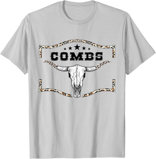 Love Combs Pride Last Name Personalized Distressed Gift , Small, White T-Shirt - T-Shirt | Ash