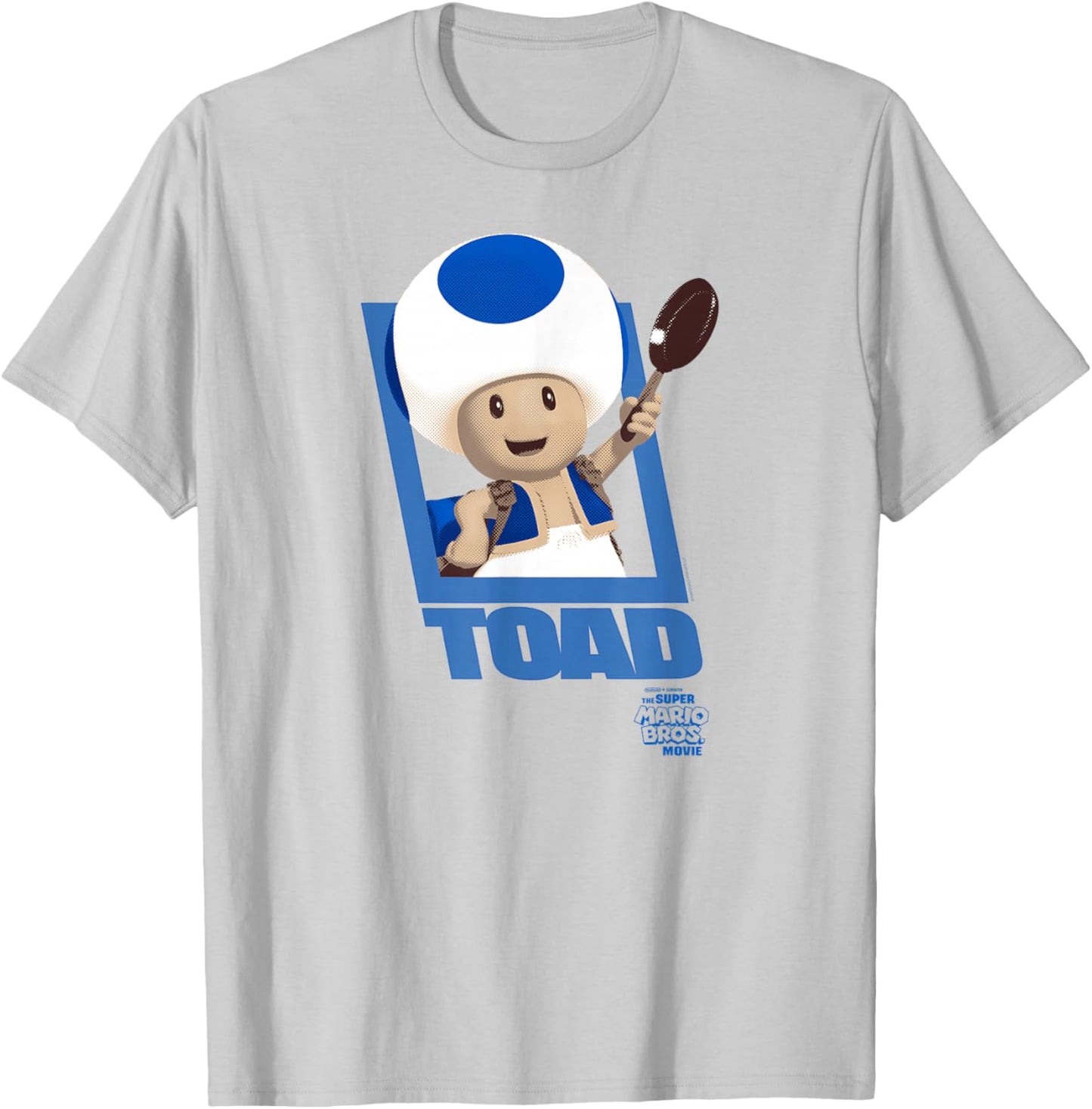 The Super Mario Bros. Movie Toad Poster T-Shirt - T-Shirt | Ash