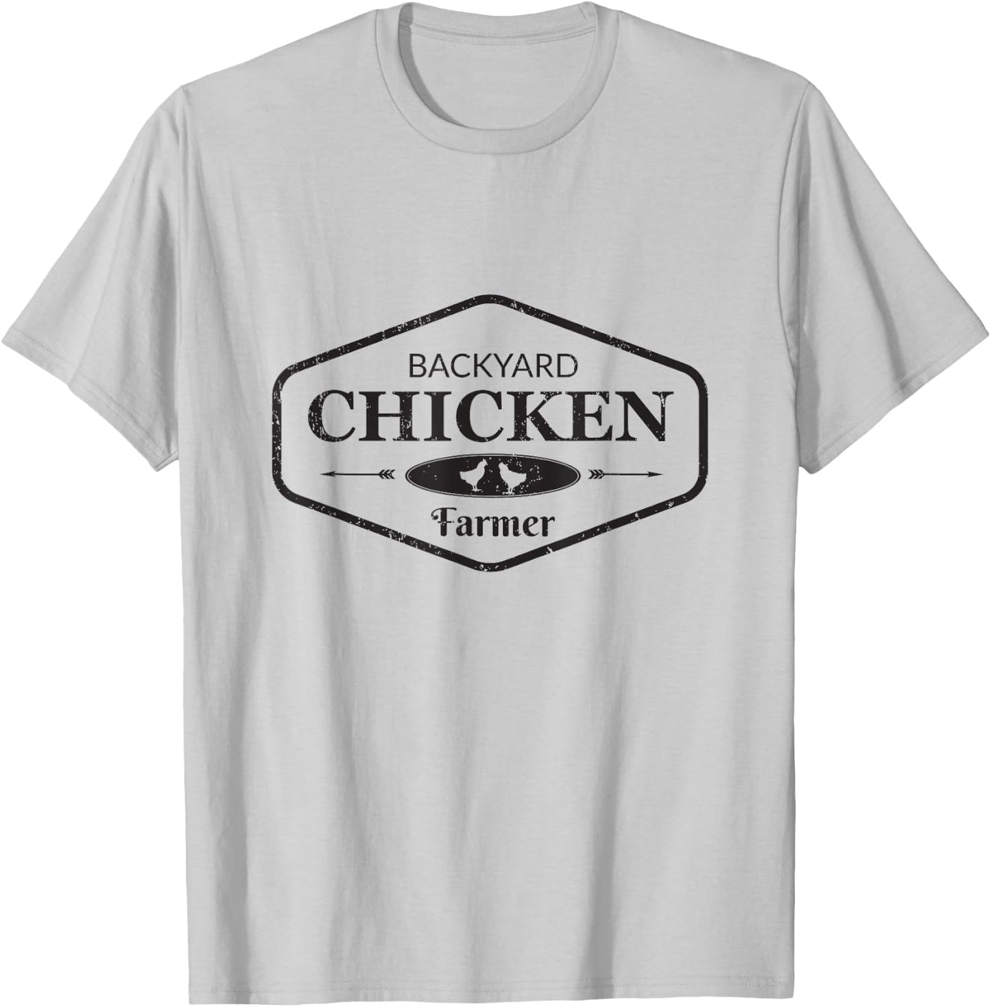 Backyard Chicken Farmer Chicken Lover Cute T-Shirt - T-Shirt | Ash