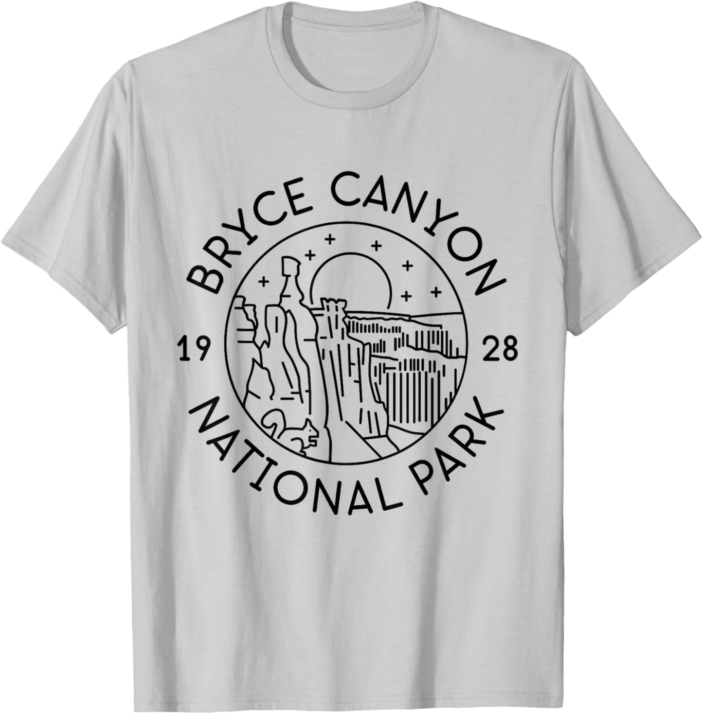 Bryce Canyon National Park 1928 Utah T-Shirt - T-Shirt | Ash