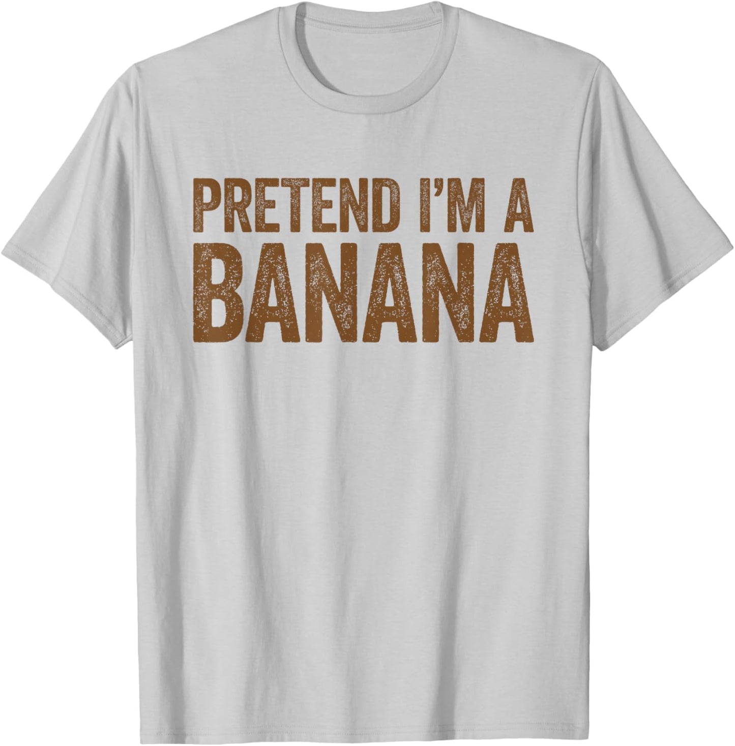 Pretend I'm A Banana Shirt Matching Banana Costume T-Shirt - T-Shirt | Ash