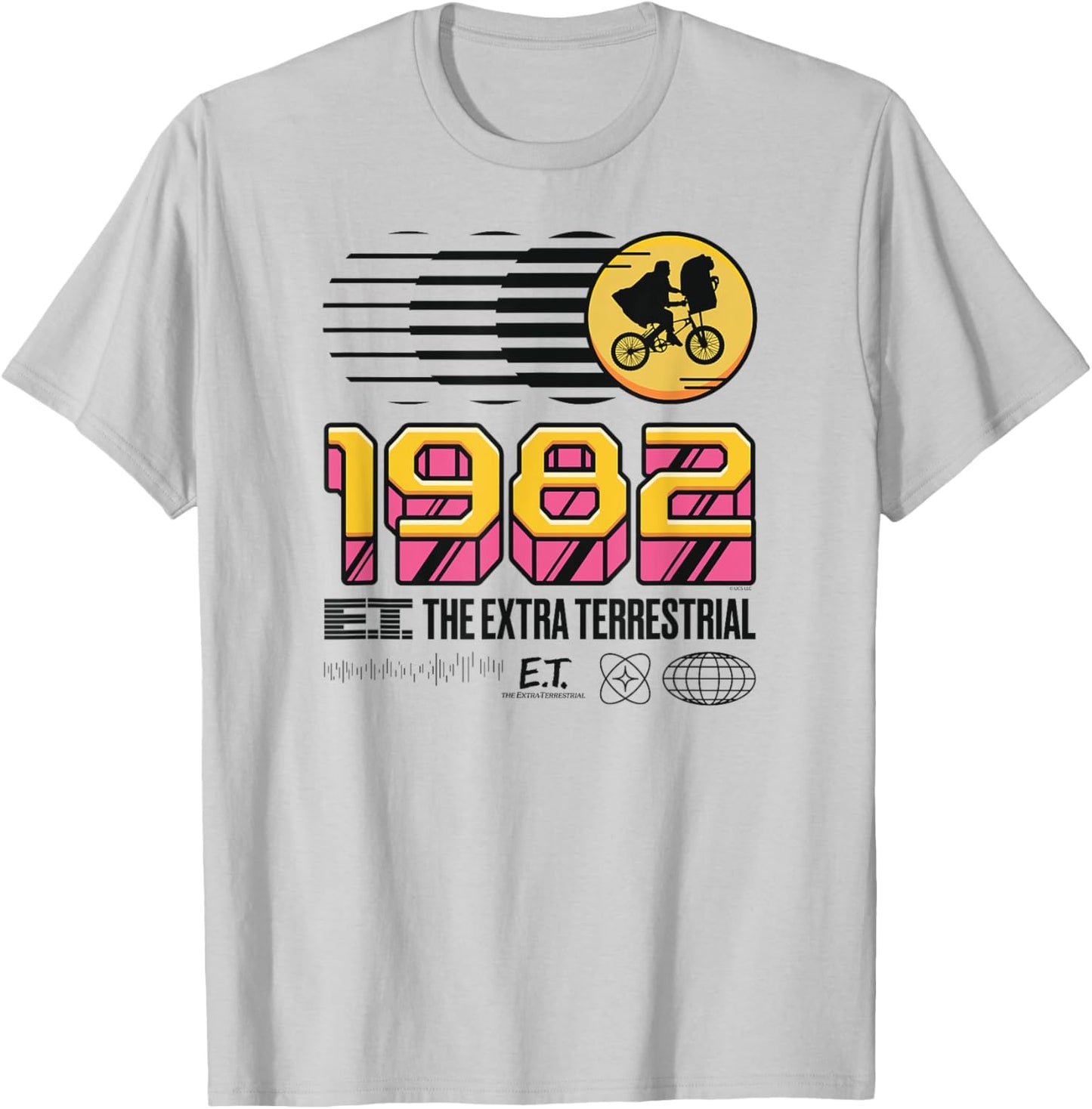 E.T. the Extra-Terrestrial 1982 Retro T-Shirt - T-Shirt | Ash