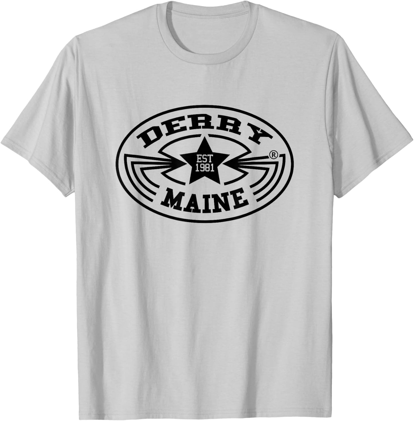 Derry Maine Shirt Horror Fiction Gift Readers T-Shirt - T-Shirt | Ash