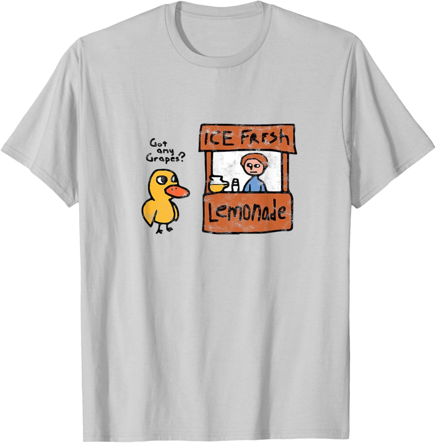 GOT ANY GRAPES? - Inquiry T-Shirt - T-Shirt | Ash