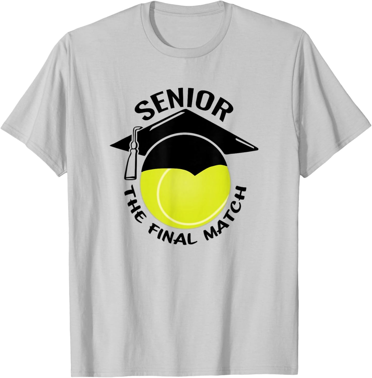 Tennis Senior Night T-Shirt - T-Shirt | Ash