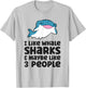 I Like Whale Sharks And Maybe Like 3 People Whale Shark T-Shirt - T-Shirt | Ash