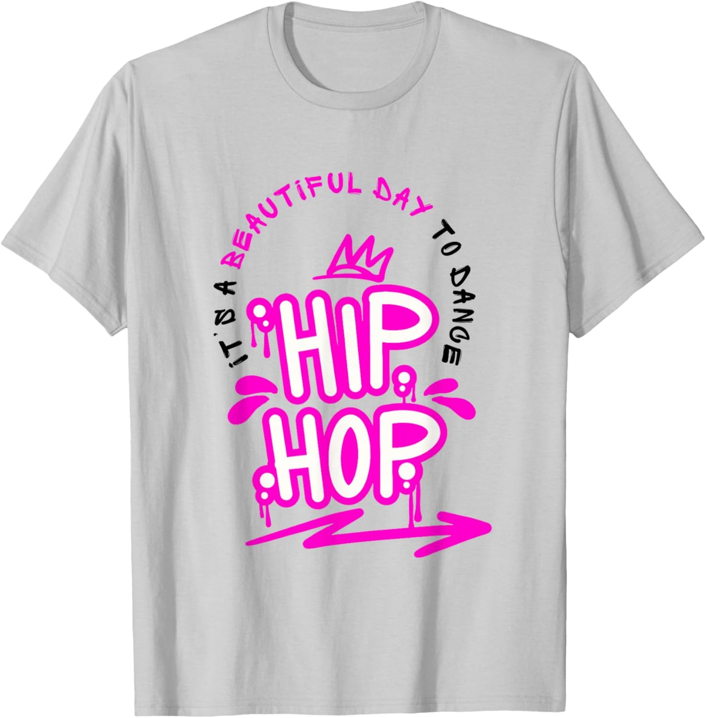 Hip Hop Shirt Girl Breakdancing Girls Hiphop Dance T-Shirt - T-Shirt | Ash