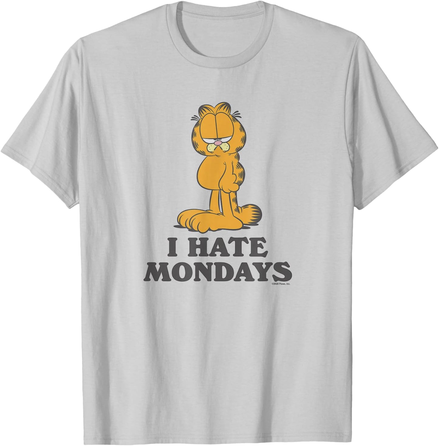 Garfield - I Hate Mondays T-Shirt - T-Shirt | Ash