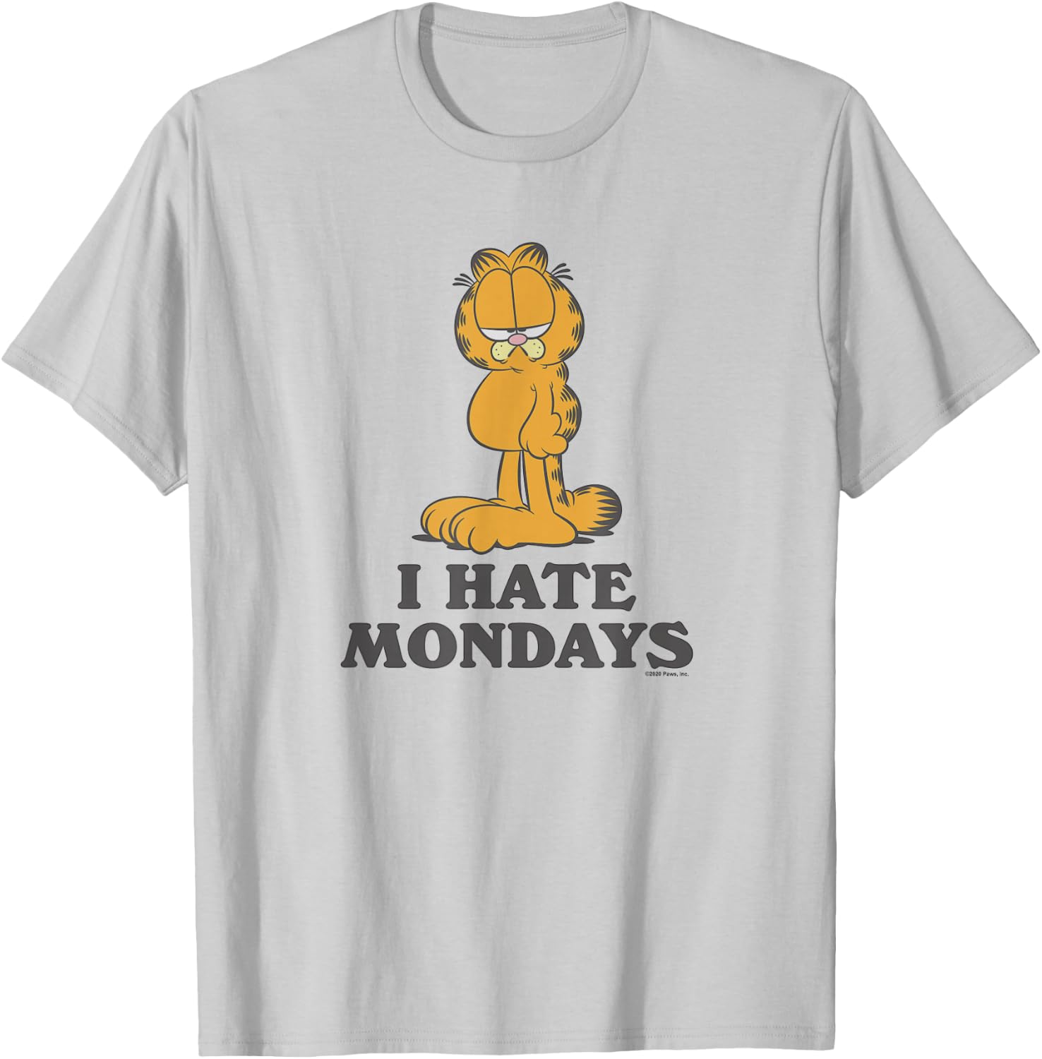 Garfield - I Hate Mondays T-Shirt - T-Shirt | Ash
