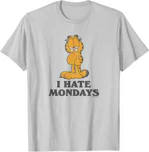 Garfield - I Hate Mondays T-Shirt - T-Shirt | Ash