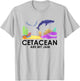 Cetacean are my Jam Whale Sea Panda Ocean Studen Diving T-Shirt - T-Shirt | Ash