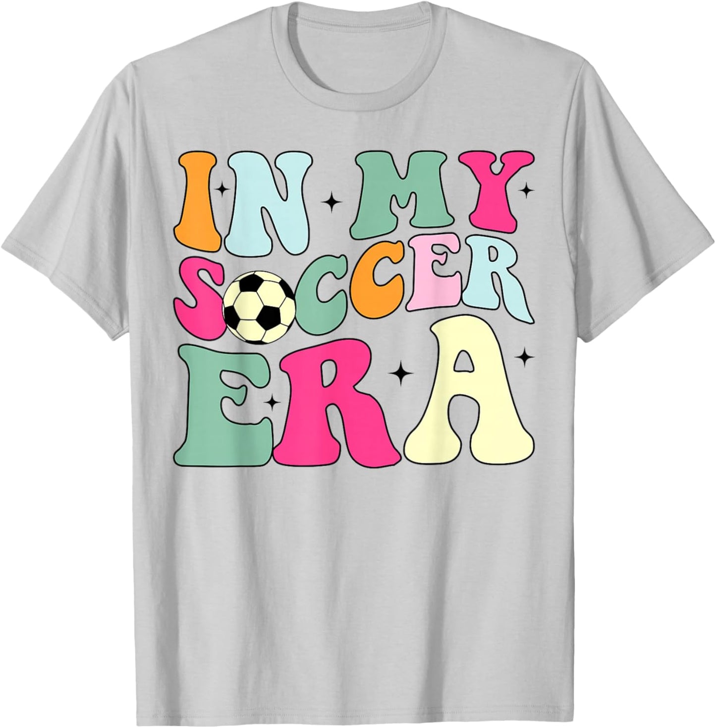 Groovy In My Soccer Era Soccer player Boys Kids T-Shirt - T-Shirt | Ash