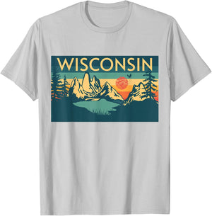 Wisconsin T-Shirt - T-Shirt | Ash