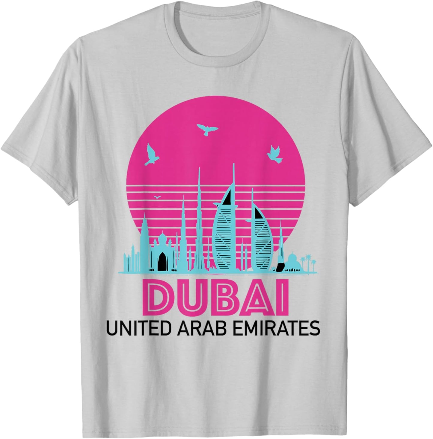 Souvenirs From Dubai UAE United Arab Emirate Reminder T-Shirt - T-Shirt | Ash
