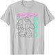 Disney Lilo & Stitch Retro Captain Gantu Line Art Kanji T-Shirt - T-Shirt | Ash