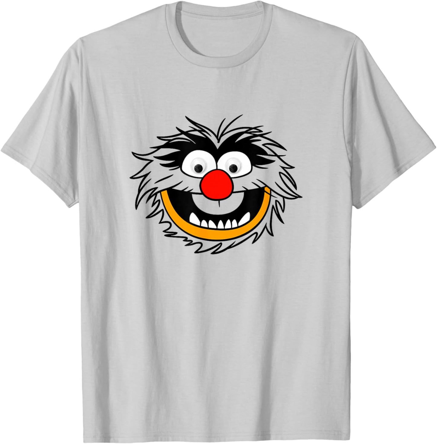 Disney The Muppets Silly Animal Big Head Big Chest Portrait T-Shirt - T-Shirt | Ash