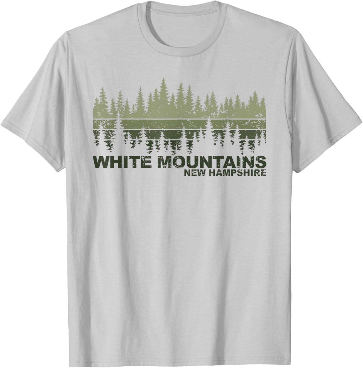 White Mountains New Hampshire T-Shirt - T-Shirt | Ash