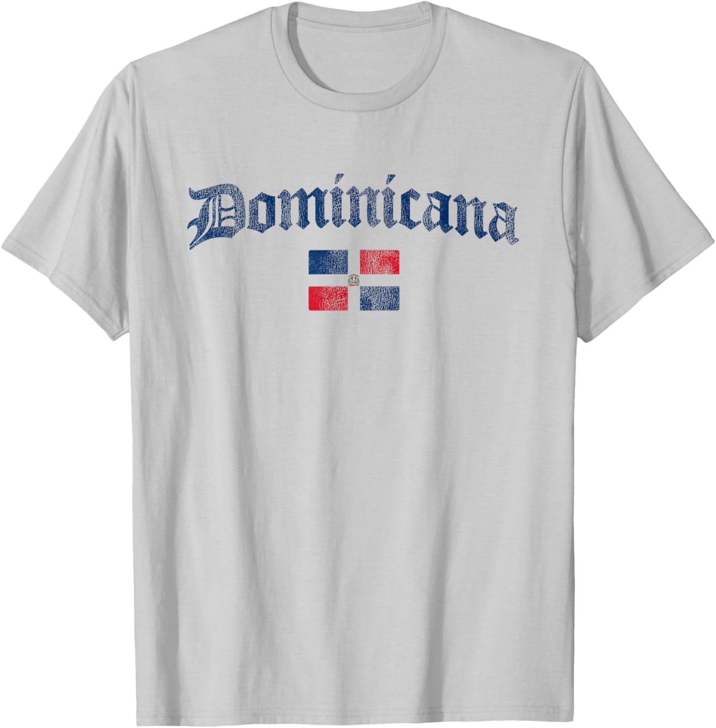 Retro Dominicana Dominican Republic Flag Women Girls T-Shirt - T-Shirt | Ash