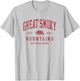 Retro Great Smoky Mountains National Park Hiking T-Shirt - T-Shirt | Ash