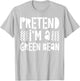 Pretend I'm A Green Bean Shirt Adult Kids Green Bean Costume T-Shirt - T-Shirt | Ash