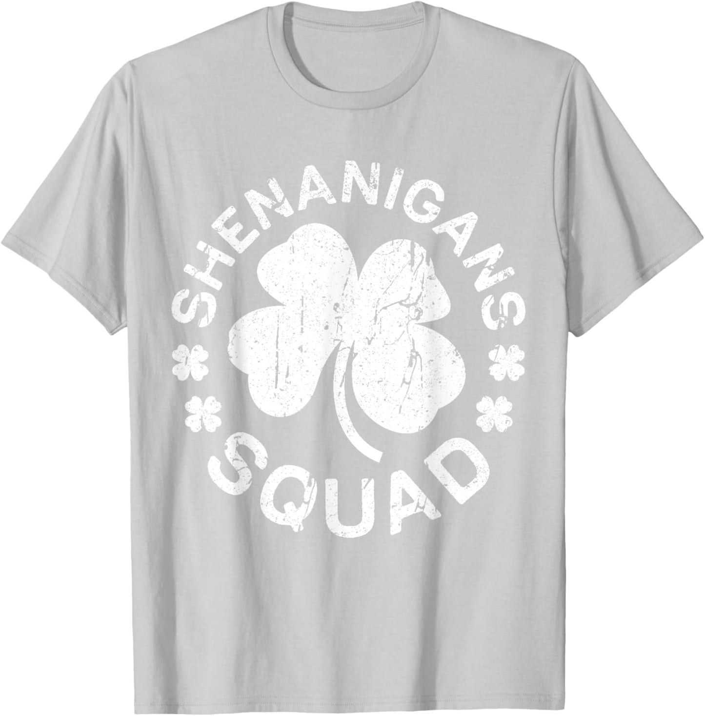 Shenanigans Squad Shirt Irish Men Women Kids St Patricks Day T-Shirt - T-Shirt | Ash
