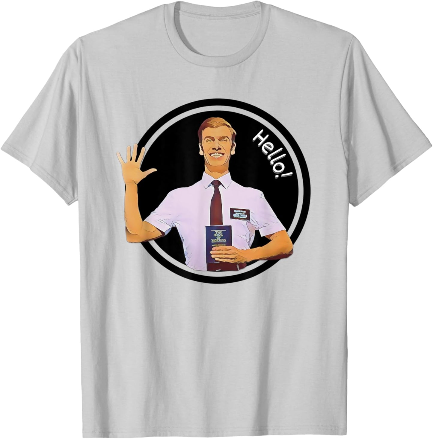 Book of Mormon Musical Hello! Elder Price T-Shirt - T-Shirt | Ash
