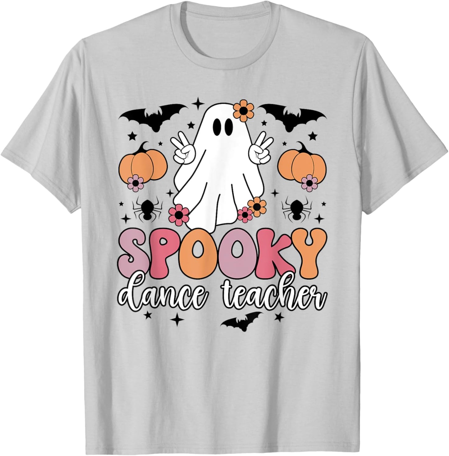 Spooky Dance Teacher Halloween Dance Instructor Men Women T-Shirt - T-Shirt | Ash